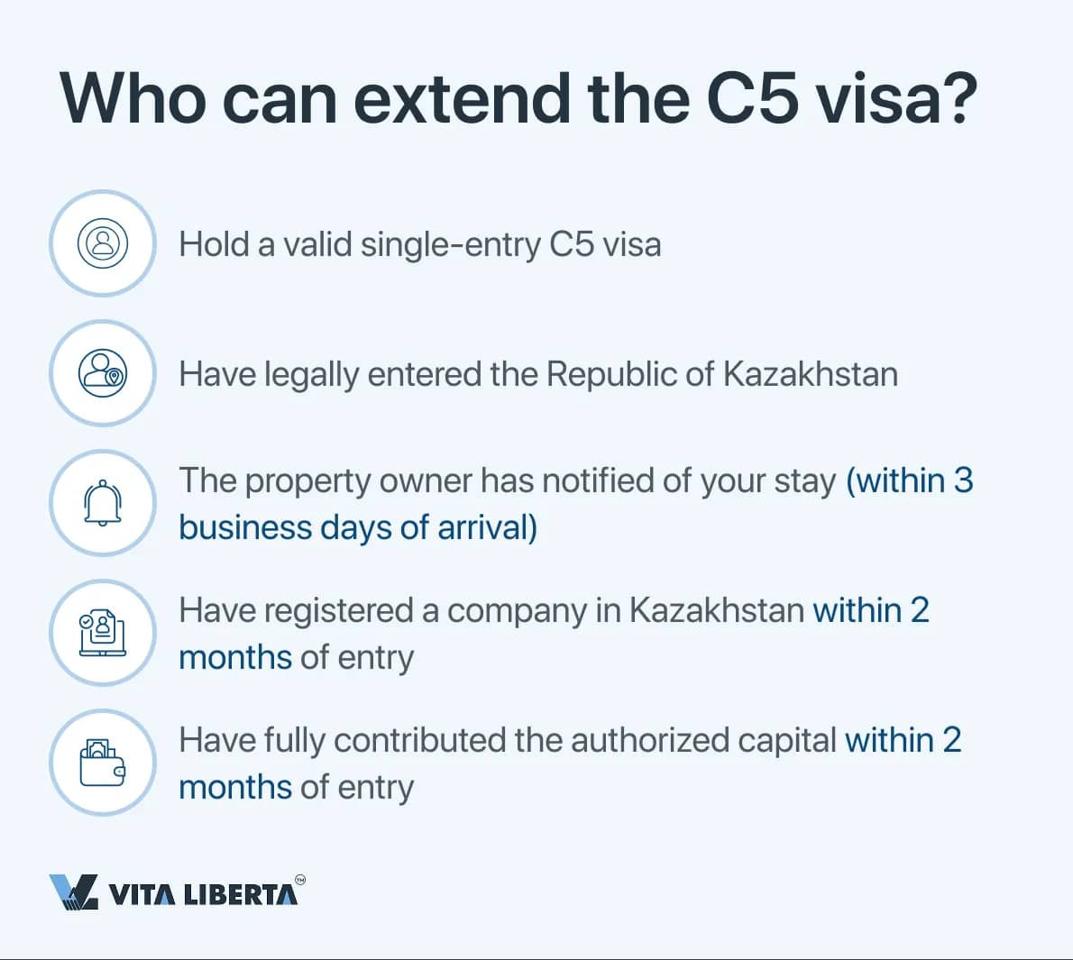 Who can extend the C5 visa