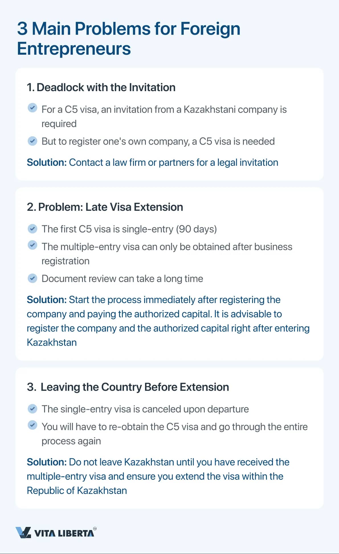 3 Main Problems for Foreign Entrepreneurs