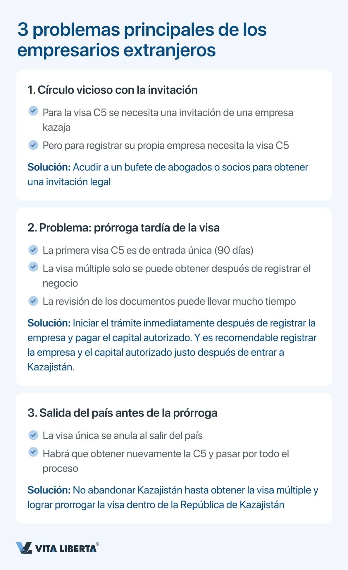 3 problemas principales de los empresarios extranjeros