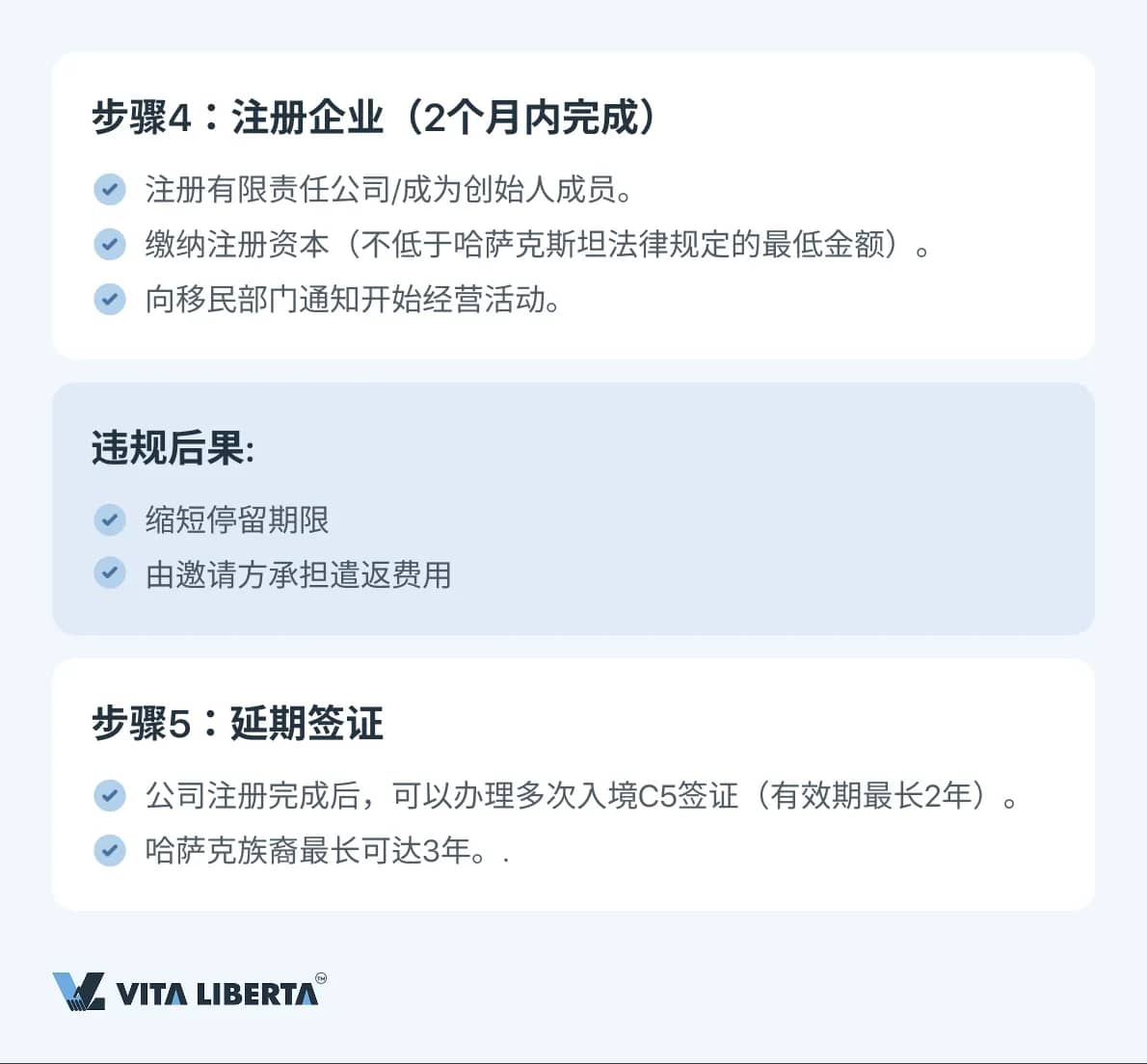 在哈萨克斯坦首次获得C5签证的流程