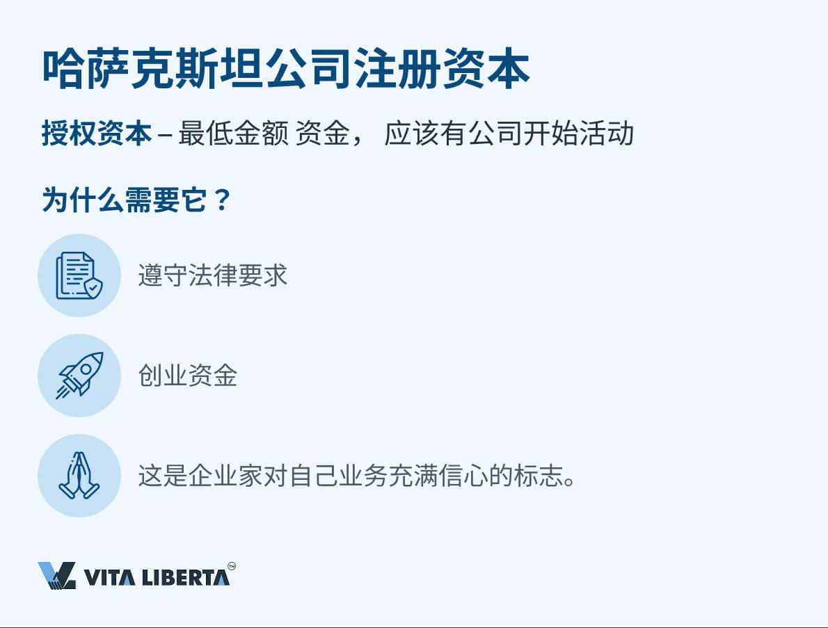 哈萨克斯坦公司注册资本