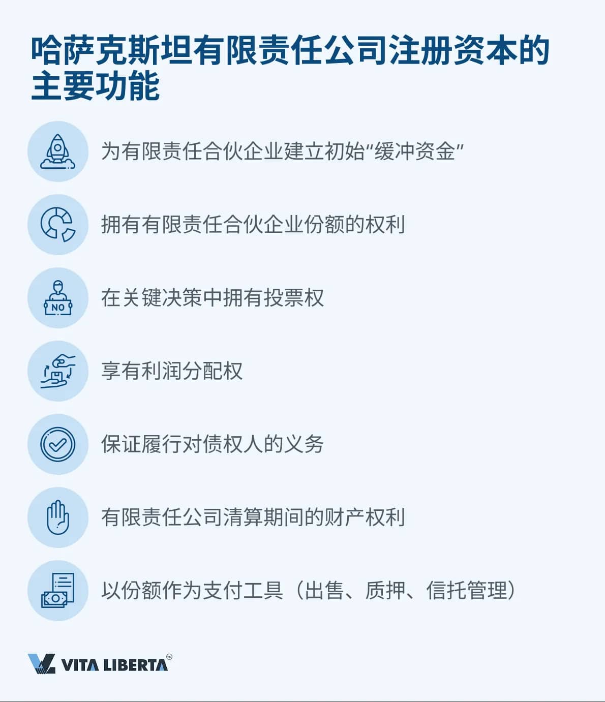 哈萨克斯坦有限责任公司注册资本的主要功能